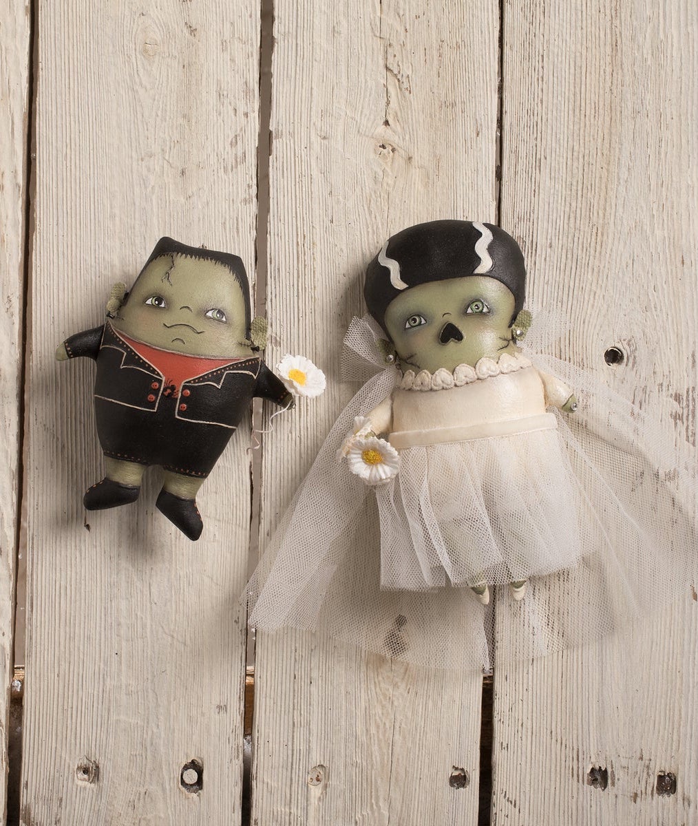 "Bride of Frankenstein, Elsa Ornament"