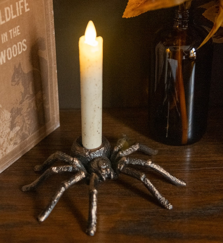 Scary Spider Candle Holder