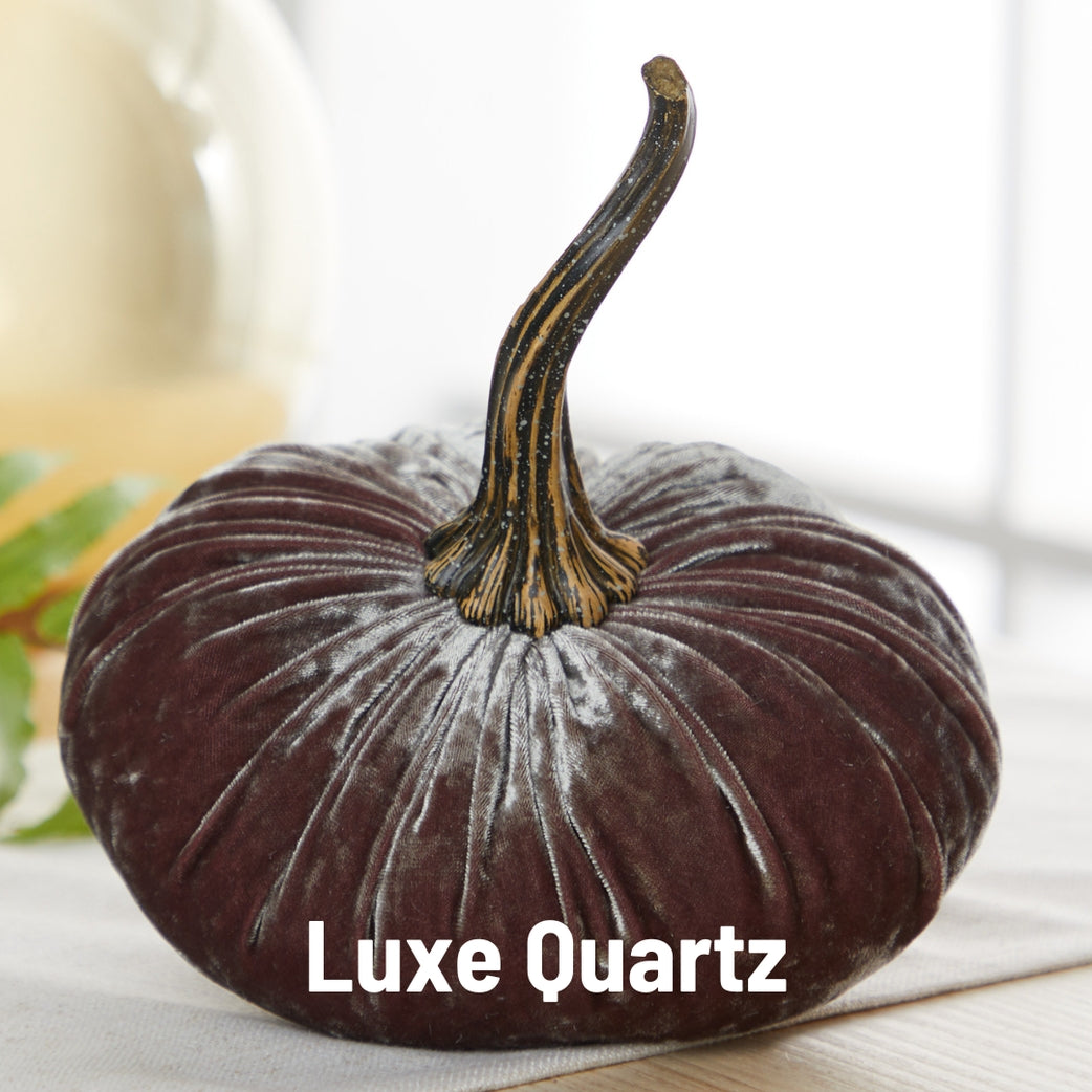 "Velvet Pumpkin, Luxe Quartz"