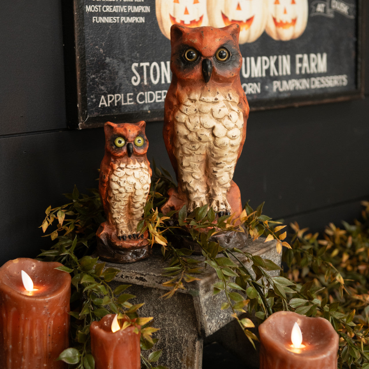 "Orange Owl, Small"